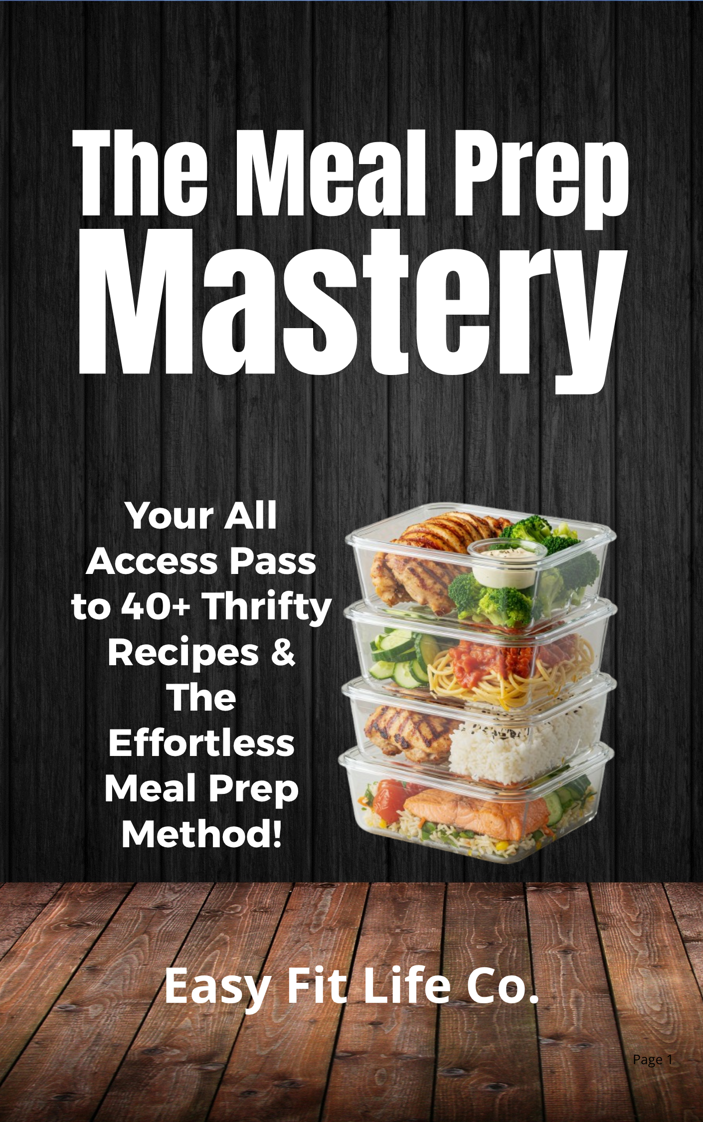 The Meal Prep Mastery